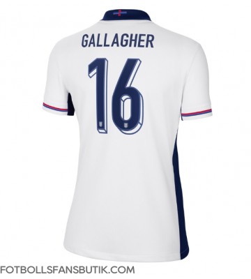 England Conor Gallagher #16 Replika Hemmatröja Damer EM 2024 Kortärmad